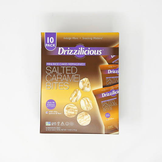 Drizzilicious Salted Caramel Bites 10 Pack 7.4 oz