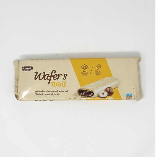 Carmit Wafer's Roll White Chocolate Hazelnut 5.6 oz