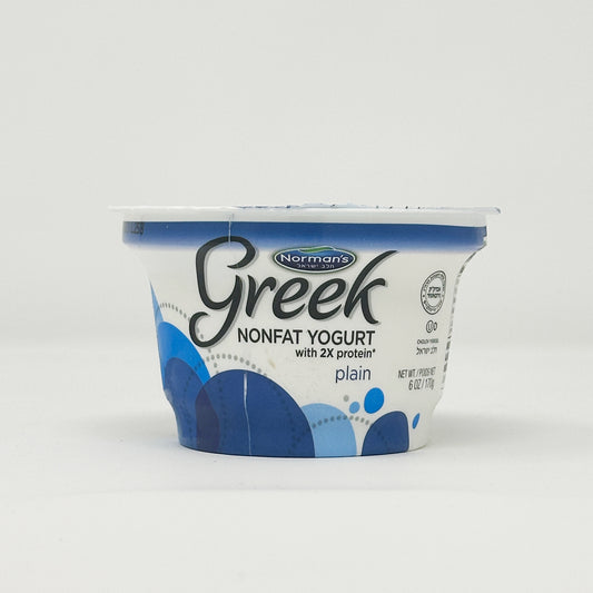 Norman's Greek Yogurt Plain 6 oz