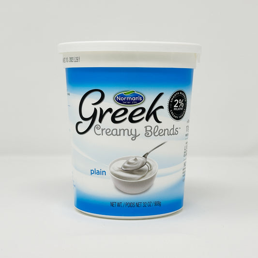 Norman's Greek Creamy Blends Plain 32 oz