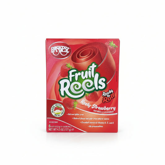 Box of Betty Crocker Fruit Reels Ready to Roll Reely Strawberry 