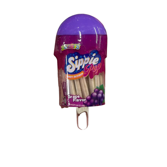 Zazers Sippie Candy Straws Grape