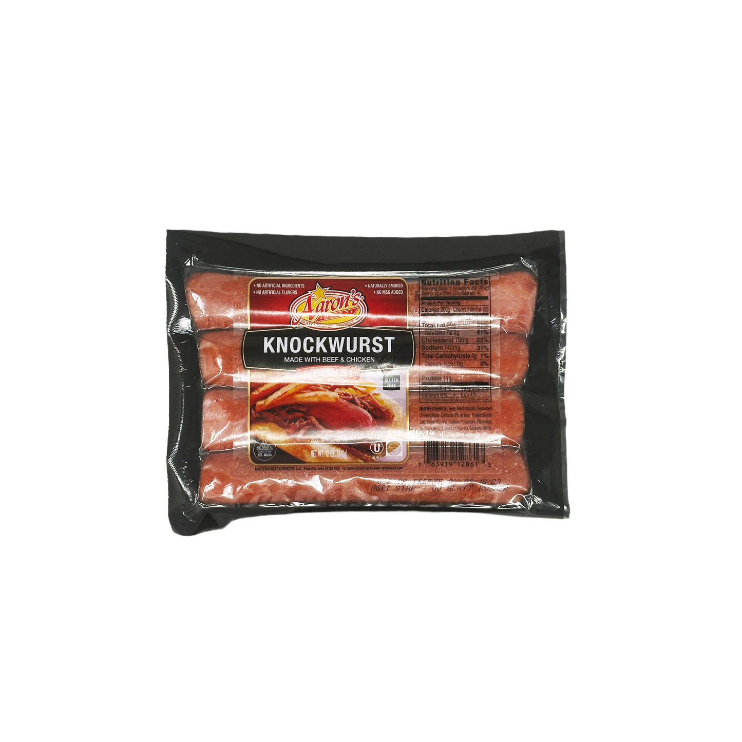 Aaron's Knockwurst 12 oz