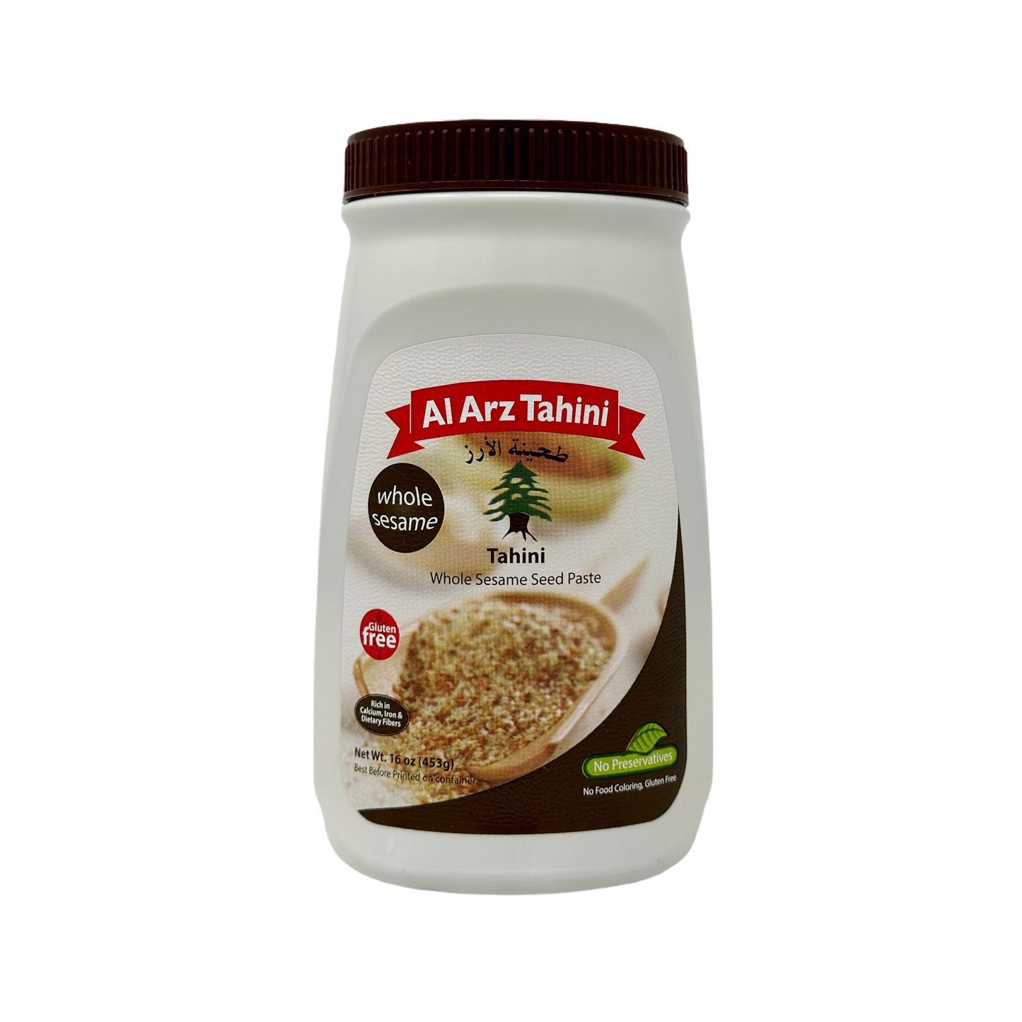 Al Arz Tahini Whole Sesame 16 oz