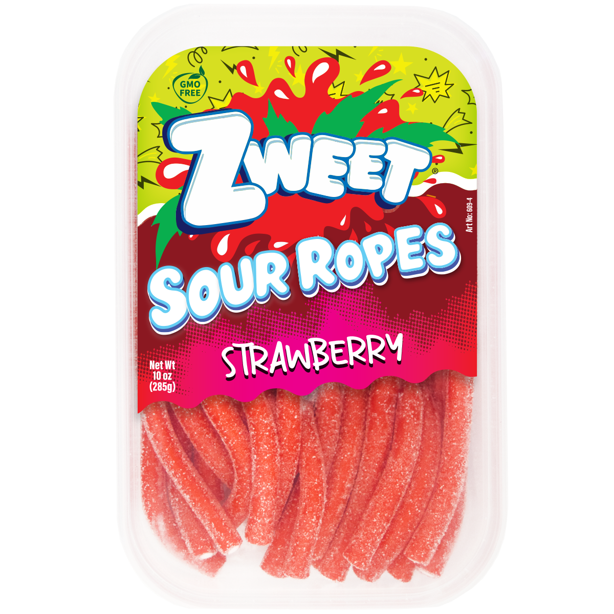Zweet Filled Ropes Strawberry 10 oz
