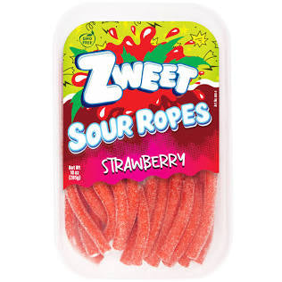 Zweet Sour Twisteez Strawberry 10 oz