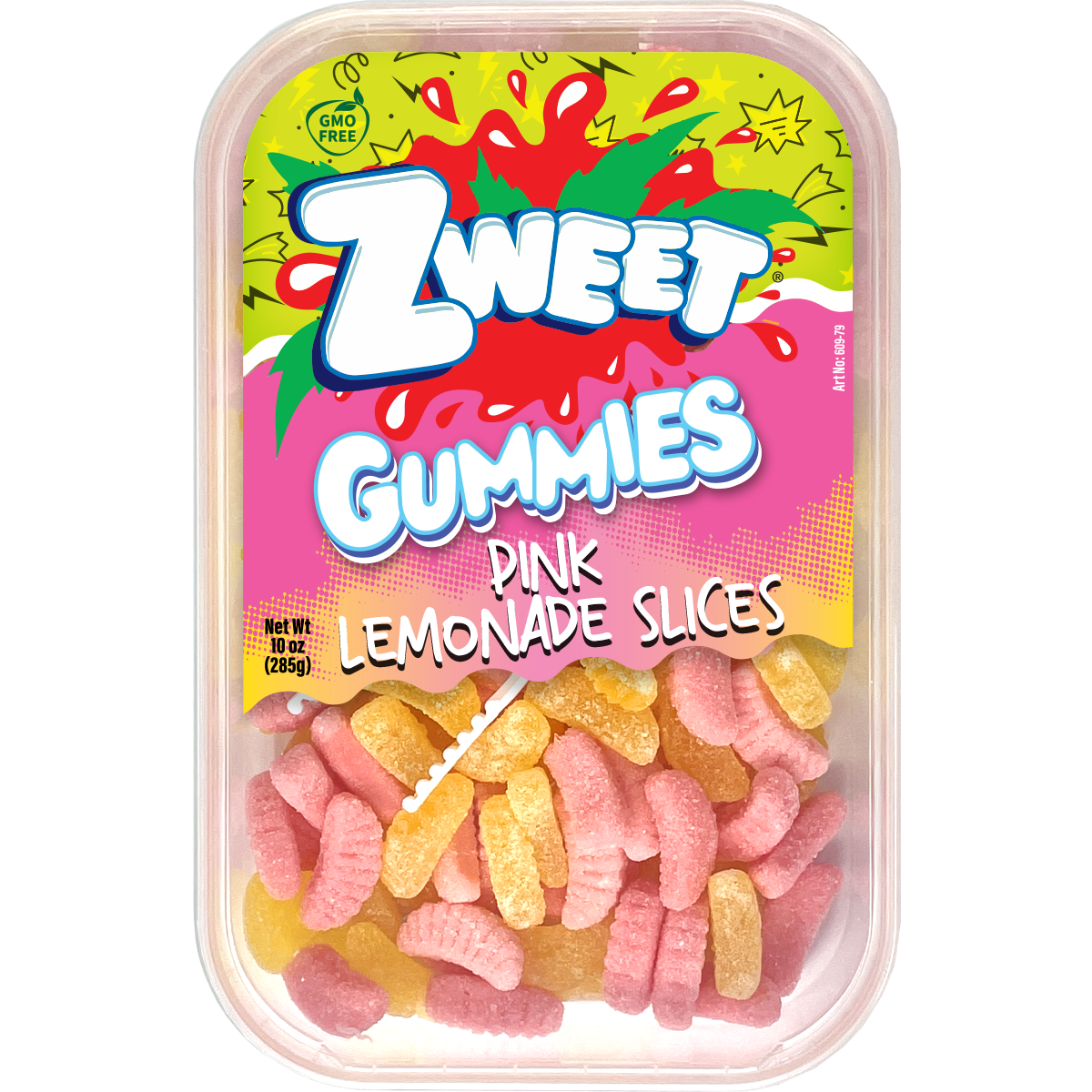 Zweet Gummies Pink Lemonade Slices 10 oz