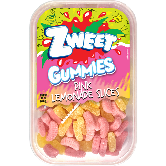 Zweet Gummies Pink Lemonade Slices 10 oz
