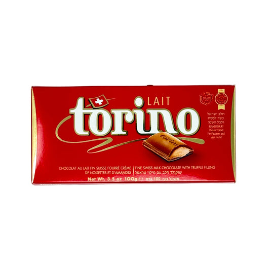 Torino chocolate bar packaging on a white background