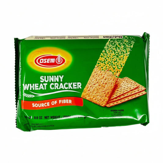 Osem Sunny Wheat Cracker package on a white background
