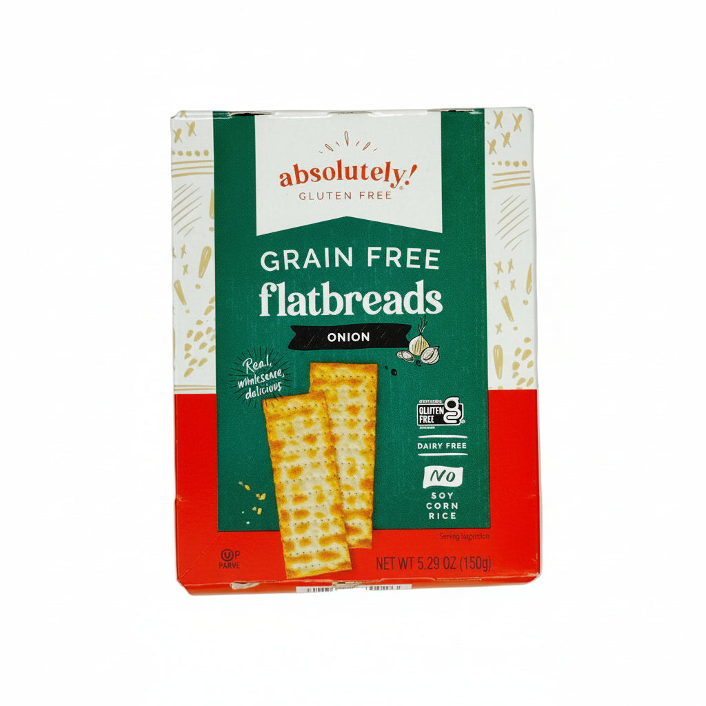 Absolutely Gluten Free Grain Free Flatbreads Onion
