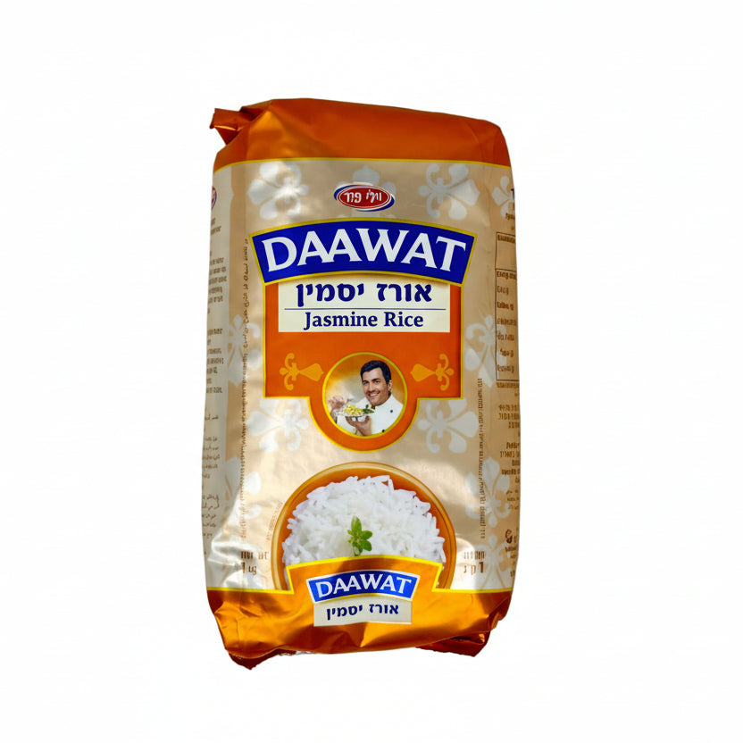 Daawat Jasmine Rice packaging on a white background