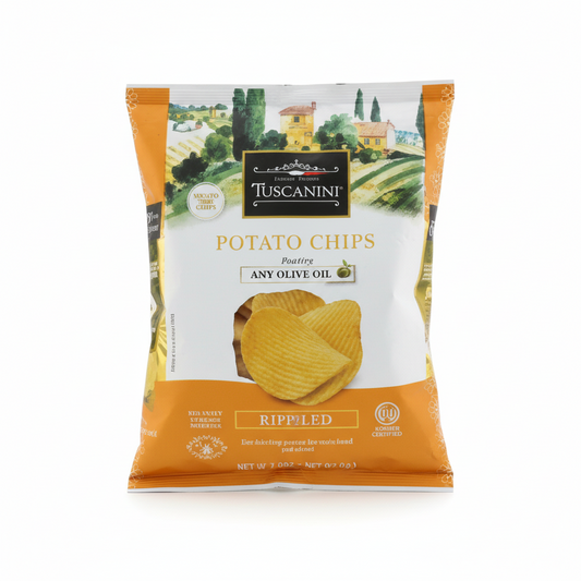 TUSCANINI RIPPLED POTATO CHIPS SNACK BAG 1oz - Passover