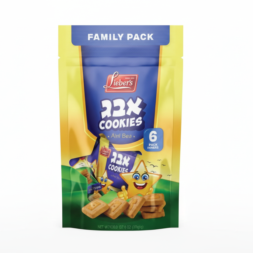 Lieber's Aleph Beis Cookies Family Pack - Passover