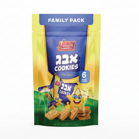 Lieber's Aleph Beis Cookies Family Pack - Passover