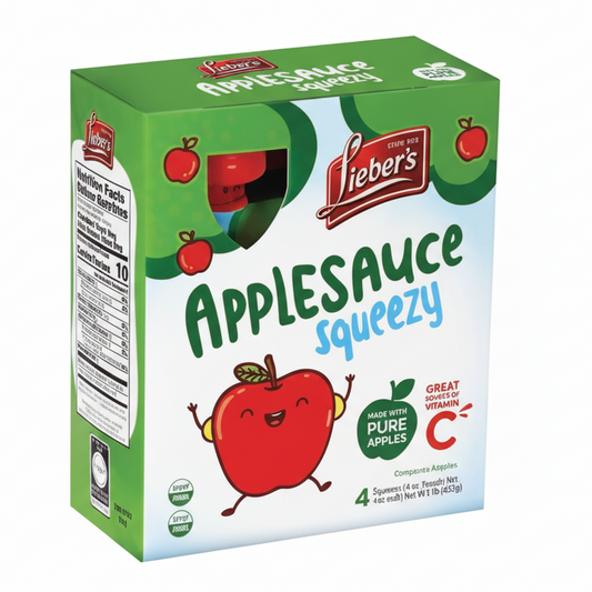  applesauce box on a white background