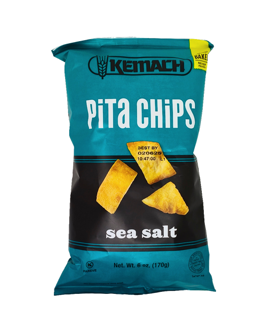 Kemach Pita Chips Sea Salt 6 oz