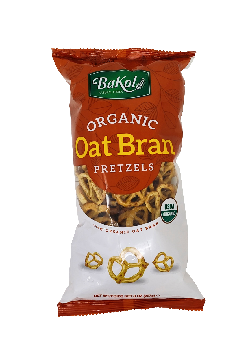 Bakol Organic Oat Bran Pretzels 8 oz