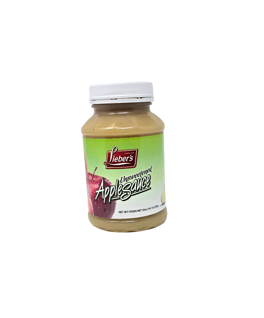 Lieber's Unsweetened AppleSauce 23 oz