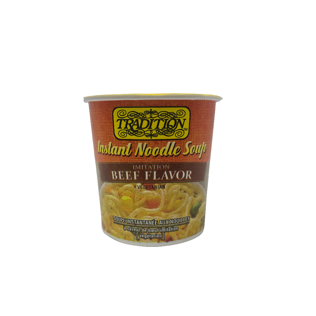 Tradition Instantánea Noodle Soup Beef  Flavor 2.29 Oz