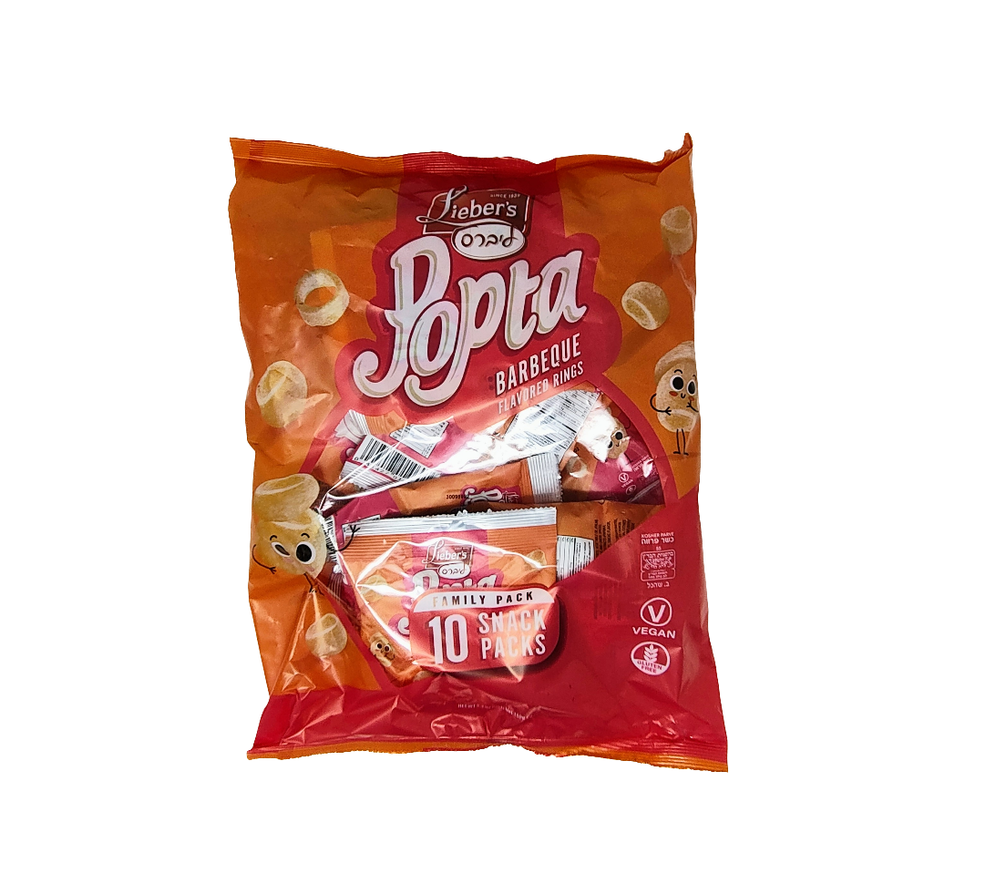 Lieber's Popta Barbeque Flavored Rings Family Pack 10 Ct 5.3 oz