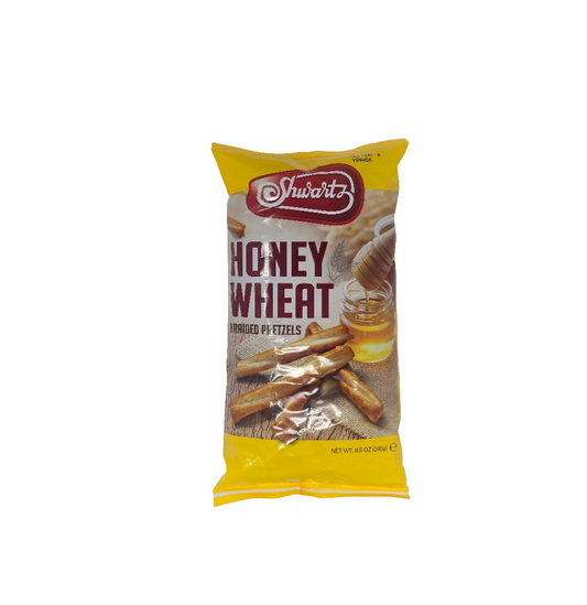 Shwarz Honey Wheat Braided Pretzels 8.5 Oz