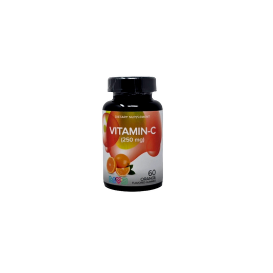 LIVS  Vitamin-C 250 mg Dietary Supplement 60 Orange Gummies 16 oz