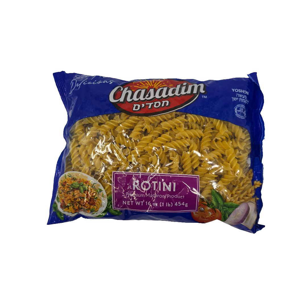 Chasadim Pasta Rotini 16 Oz