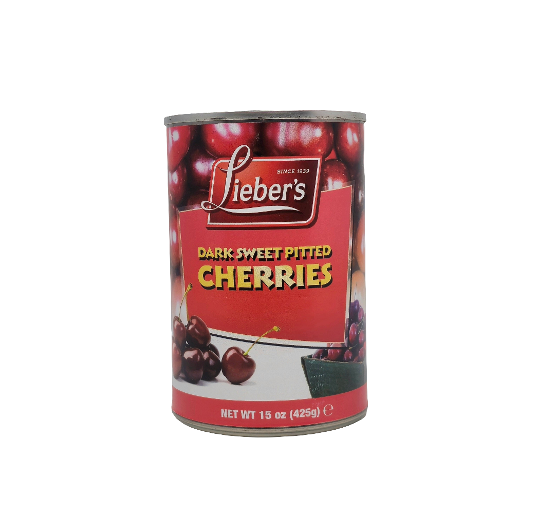 Lieber's Dark Sweet Pitted Cherries 15 Oz