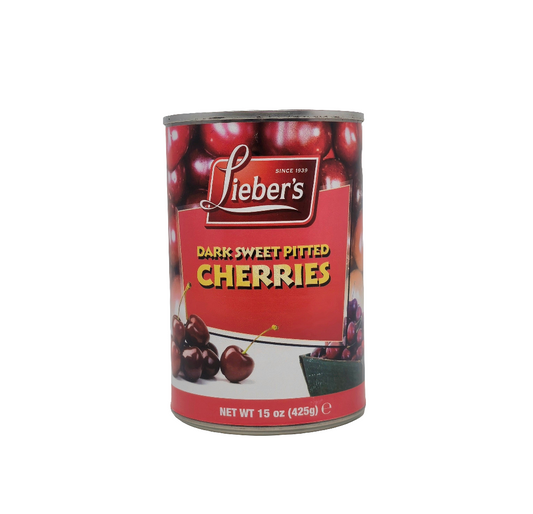 Lieber's Dark Sweet Pitted Cherries 15 Oz