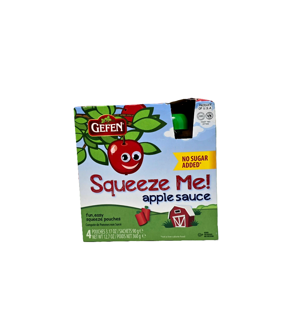 Gefen Squeeze Me Apple Sauce 12.7 oz