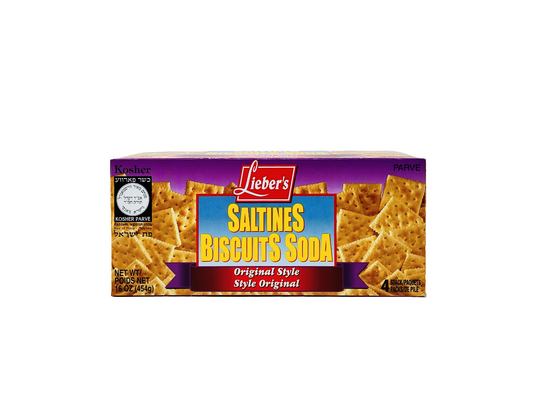 Lieber's Saltines Biscuits Soda Original Style 16 oz