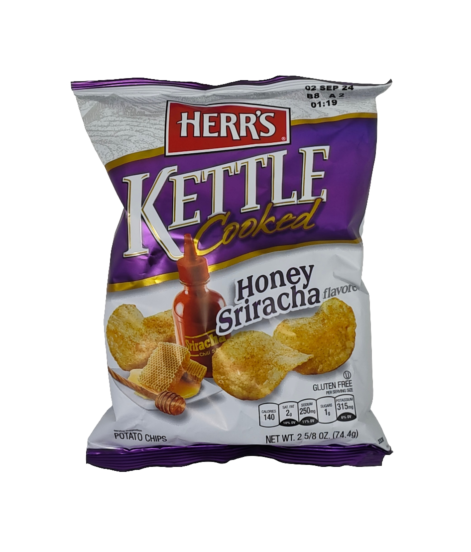 Herr's kettle Cooked Honey Sriracha Flavored 2.6 oz