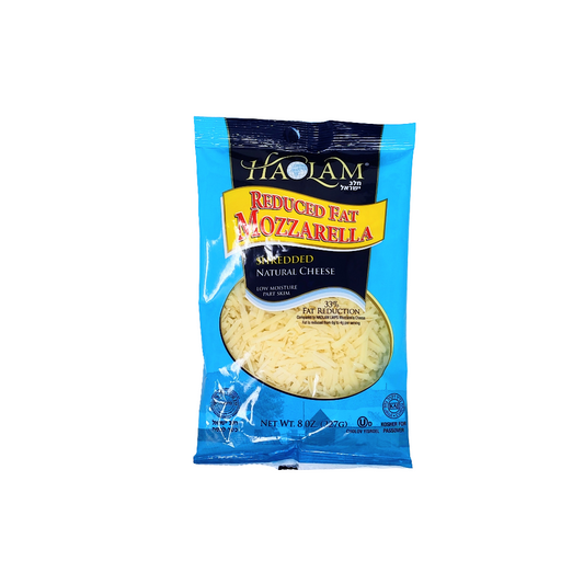 Haolam Reduced Fat Mozzarella shredded Natural Cheese 8 oz