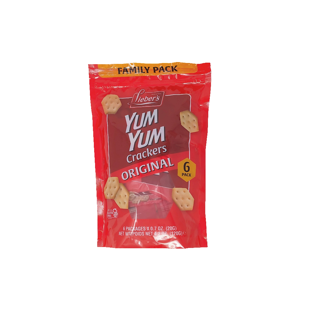 Lieber's Yum Yum Crackers Original 6 Ct 4.2 oz