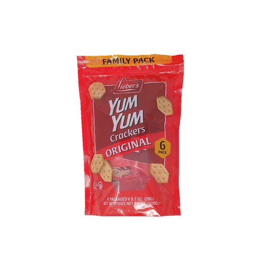 Lieber's Yum Yum Crackers Original 6 Ct 4.2 oz