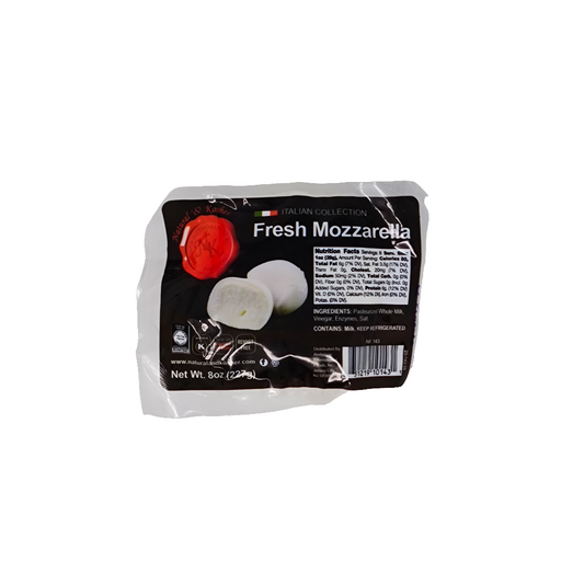 Natural & Kosher Mozzarella 8 oz