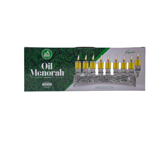 Ner Mitzvah Oil Menorah