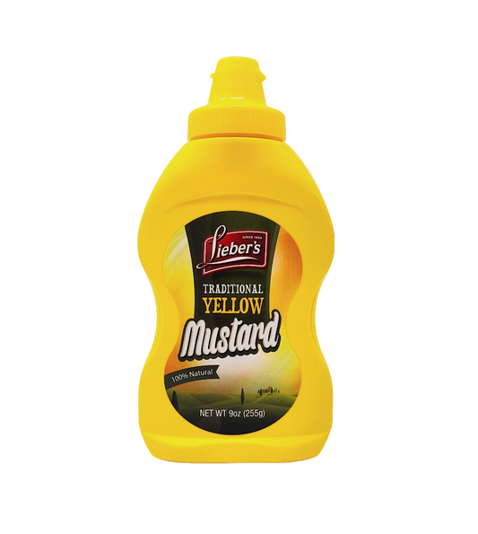 Lieber's Traditional Yellow Mustard 9 oz