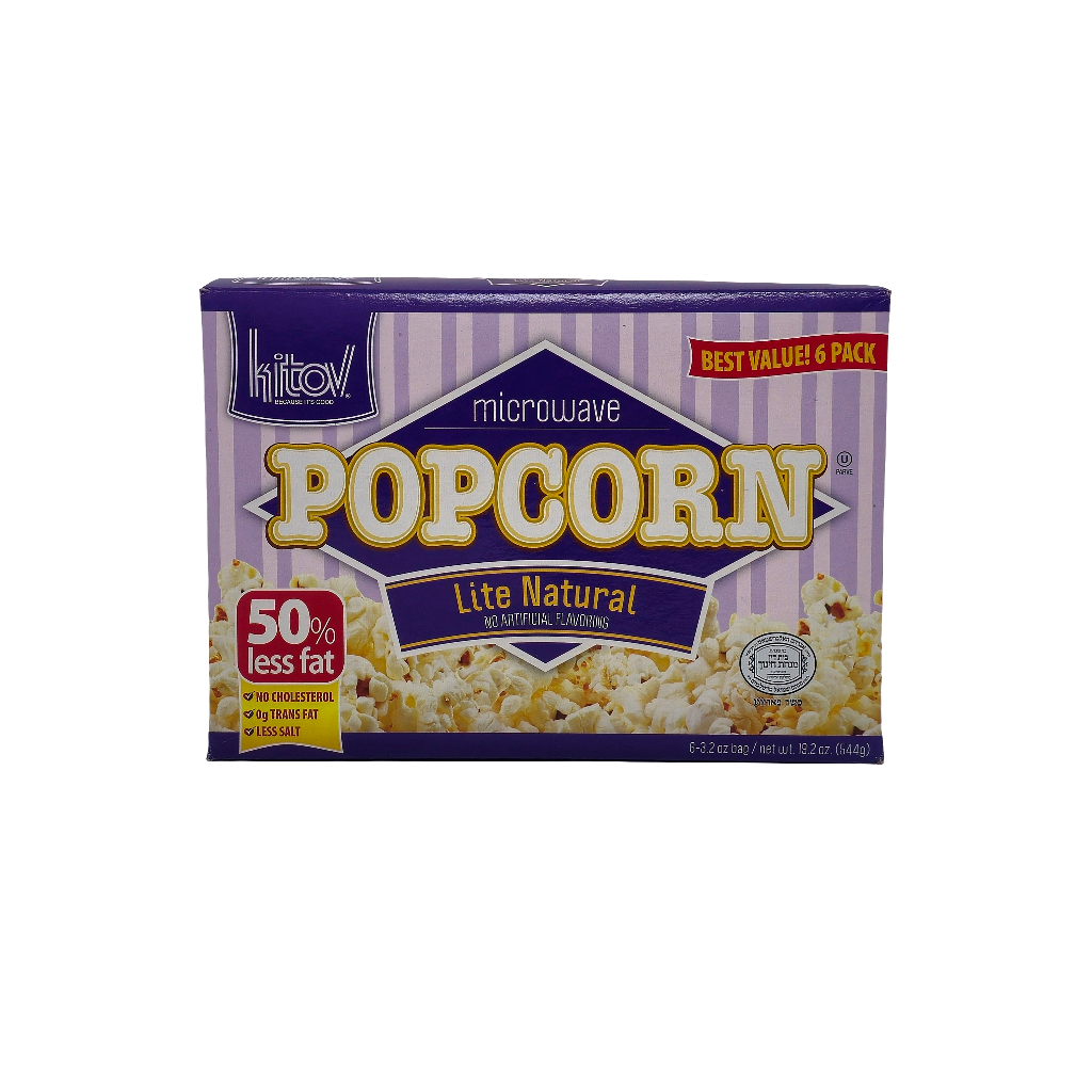 Kitav Popcorn Lite Natural  19.2 Oz