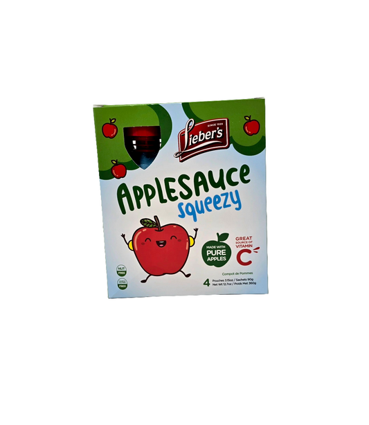 Lieber's Apple Sauce Squeezy 12.7 oz