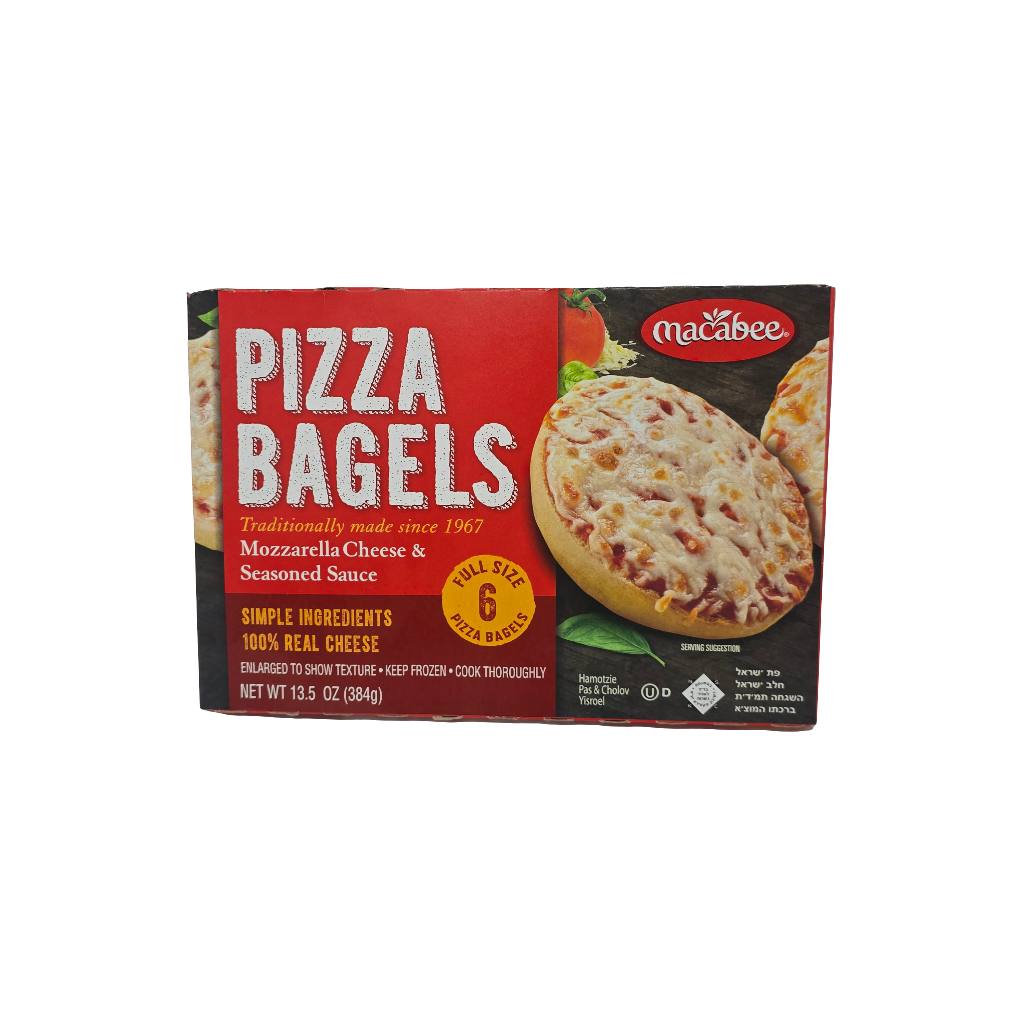 Macabee Pizza Bagels 6 pk