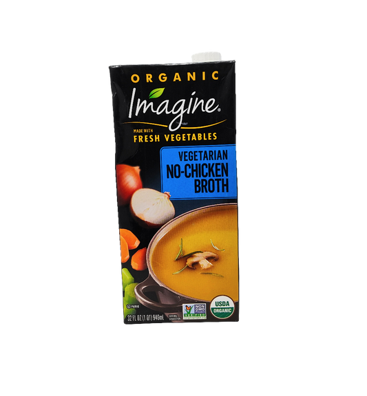 Imagine Organic Fresh Vegetables Vegetarian No-Chiken Broth 32 oz