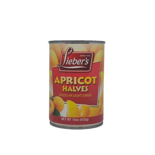 Lieber's Apricot Halves 15 Oz