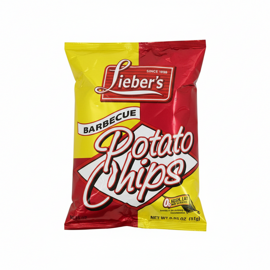 Lieber's Barbecued Potato Chips 0.75oz - Passover