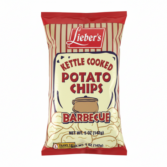 Lieber's Kettle Chips BBQ 5oz - Passover