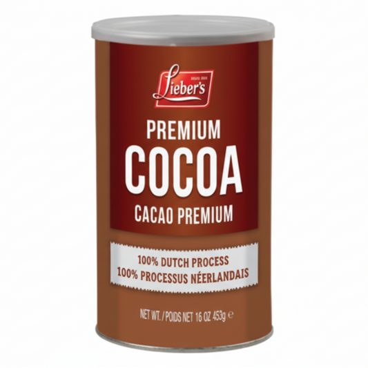 Lobster Premium Cocoa canister on a white background