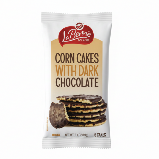 Lieber's Choc. Coated Corn Cakes (Pareve) - Passover