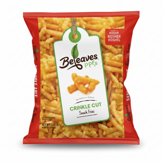 BELEAVES WHITE POTATO FRIES - CRINKLE CUT - Passover