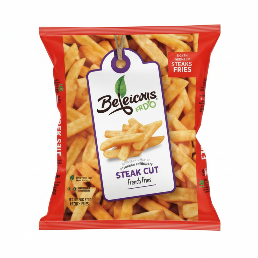 BELEAVES WHITE POTATO FRIES - STEAK CUT - Passover